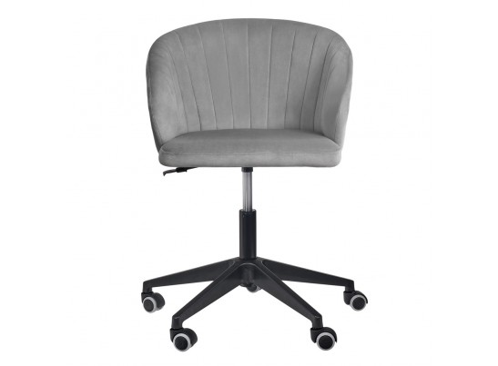 Стул Paola вращающийся на колесиках темно-серый в Кургане