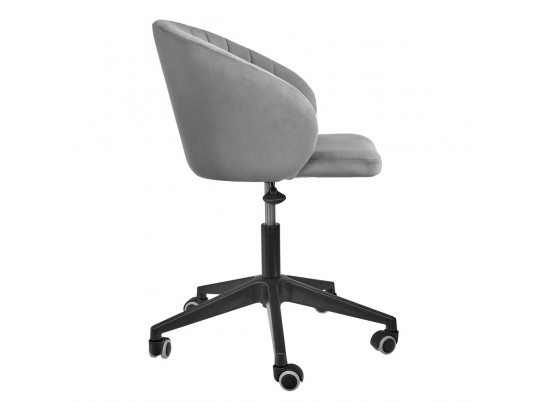 Стул Paola вращающийся на колесиках темно-серый в Кургане