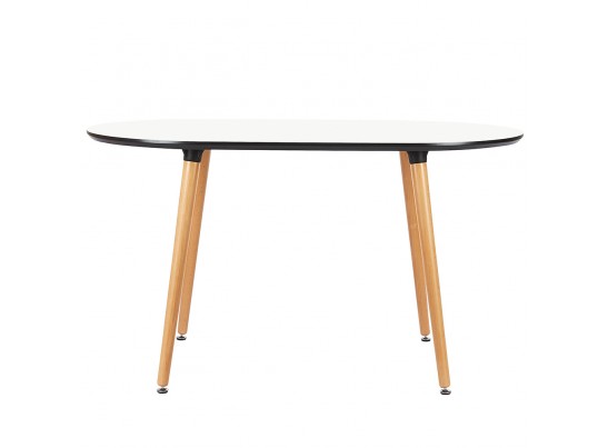 Стол Brooklyn белый 140 х 80 см, овальный в Кургане