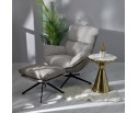 Кофейный столик Atlant диам.45см x 54см, золотой, металл, керамика в Кургане