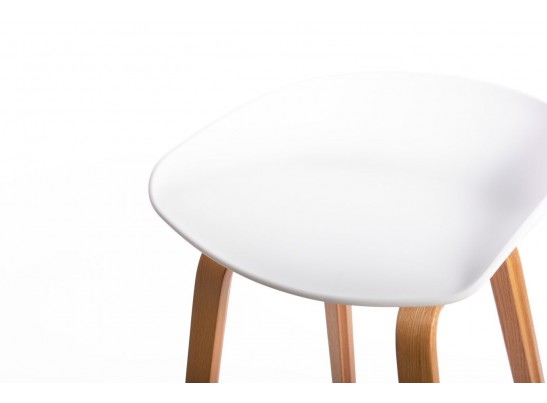 Стул барный Quadro белый в Кургане