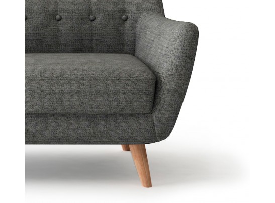 Диван Picasso двухместный темно-серый в Кургане