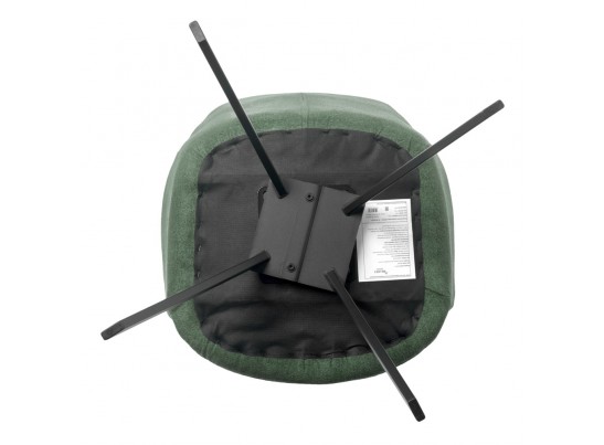 Комплект из 2-х стульев Grant зелёный шенилл на поворотном механизме в Кургане