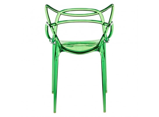 Комплект из 2-х стульев Masters прозрачный зелёный в Кургане