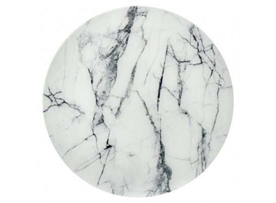 Набор кофейных столиков Tango белый мрамор с черными ножками в Кургане