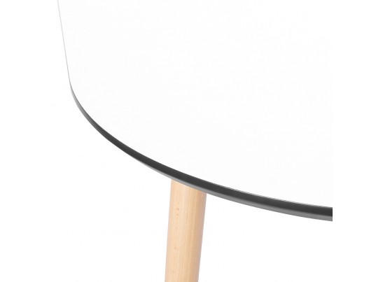 Стол Brooklyn белый 140 х 80 см, овальный в Кургане