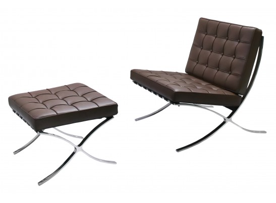 Кресло BARCELONA CHAIR коричневый в Кургане