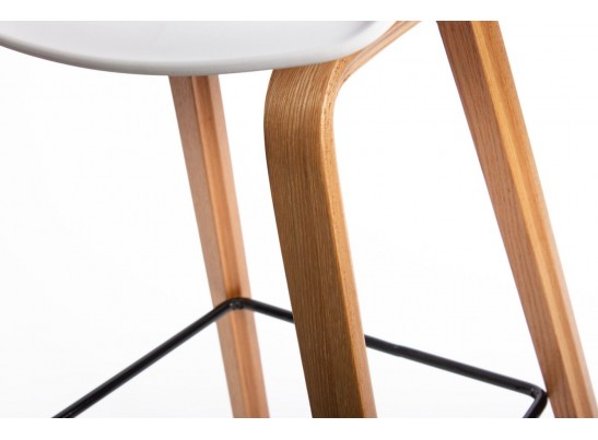 Стул барный Quadro белый в Кургане