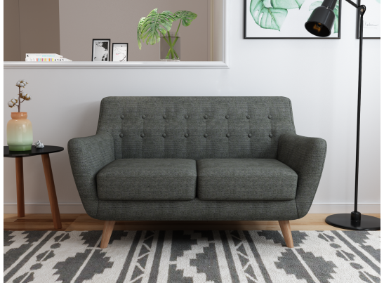 Диван Picasso двухместный темно-серый в Кургане