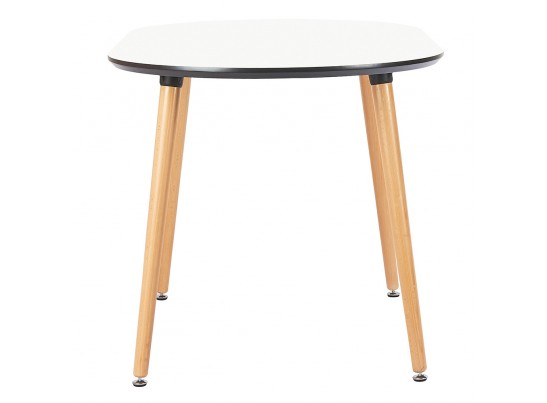 Стол Brooklyn белый 140 х 80 см, овальный в Кургане