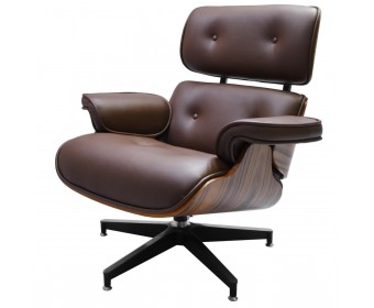 Кресло EAMES LOUNGE CHAIR коричневый