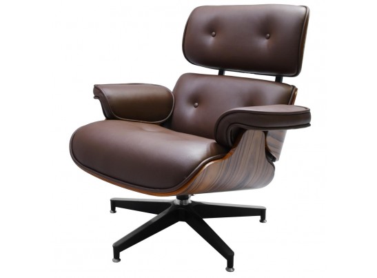 Кресло EAMES LOUNGE CHAIR коричневый в Кургане