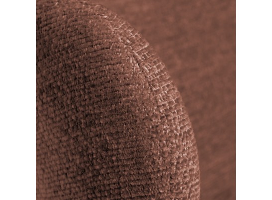 Стул Lucas 2 терракотовый шенилл с чёрными ножками в Кургане