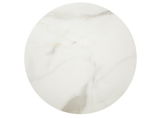 Кофейный столик Atlant диам.45см x 54см, золотой, металл, керамика в Кургане