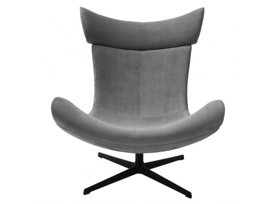 Кресло IMOLA серый, искусственная замша в Кургане