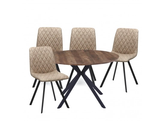 Стол Ralf диам.120см, орех в Кургане