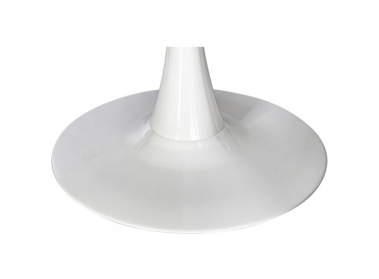 Стол Tulip белый мрамор, 90см в Кургане