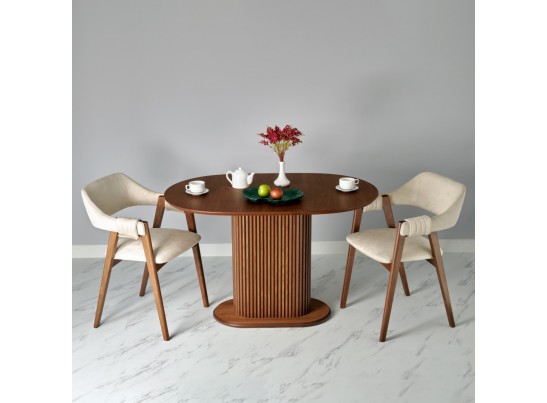 Стол Allure 120х80х75 см, шпон дуба, цвет орех в Кургане