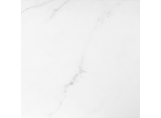 Придиванный столик Loft 50x30см, белый мрамор с белыми ножками в Кургане