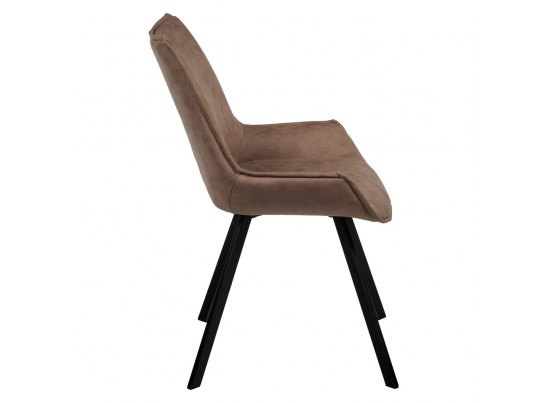 Стул Soft коричневый, искусственная замша в Кургане