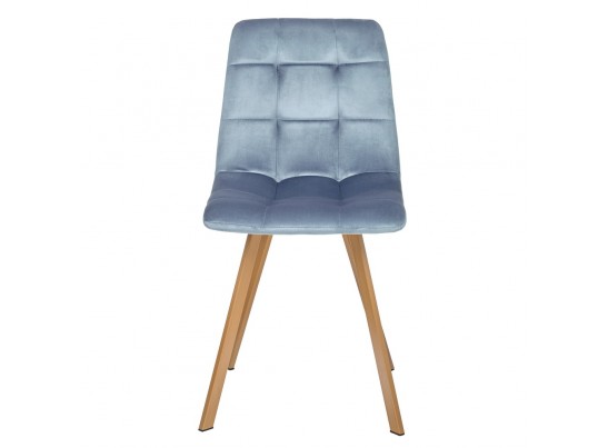 Стул Easy бирюзовый с ножками под дерево в Кургане