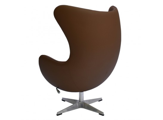 Кресло EGG CHAIR коричневый, натуральная кожа в Кургане