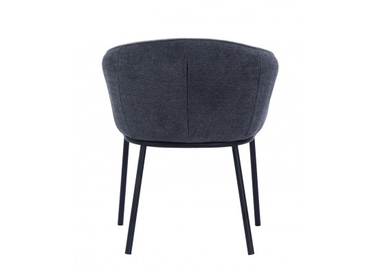 Стул Duke светло-серый, серый с чёрными ножками в Кургане