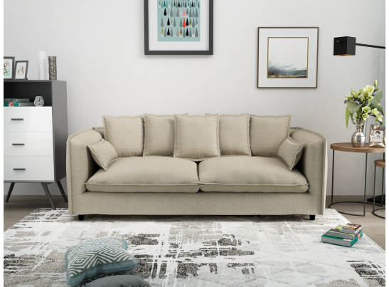 Диван Adam трехместный бежевый в Кургане