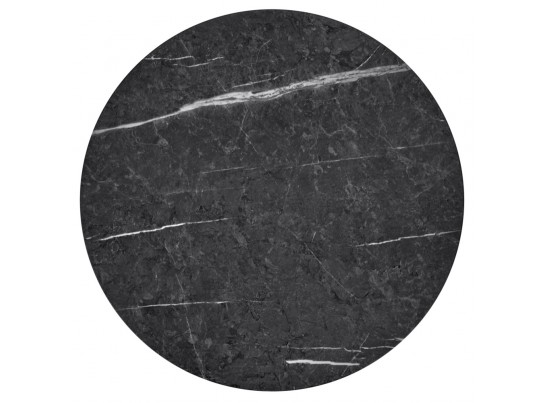 Набор кофейных столиков Tango орех и серый мрамор с чёрными ножками, 2шт в Кургане