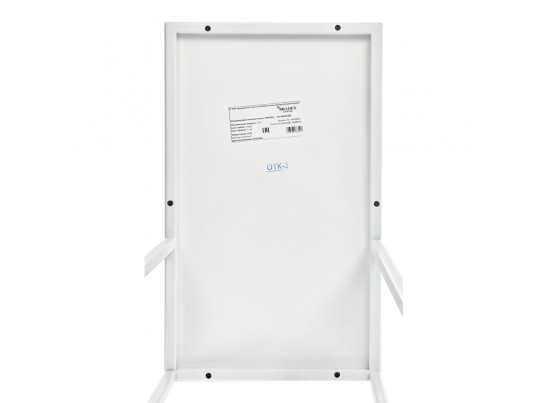 Придиванный столик Loft 50x30см, белый мрамор с белыми ножками в Кургане