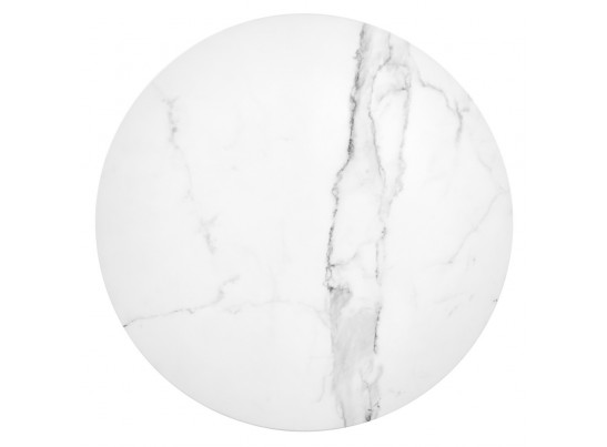 Набор кофейных столиков Tango белый мрамор с белыми ножками, 2шт в Кургане