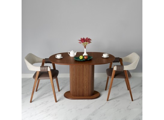 Стол Allure 120х80х75 см, шпон дуба, цвет орех в Кургане