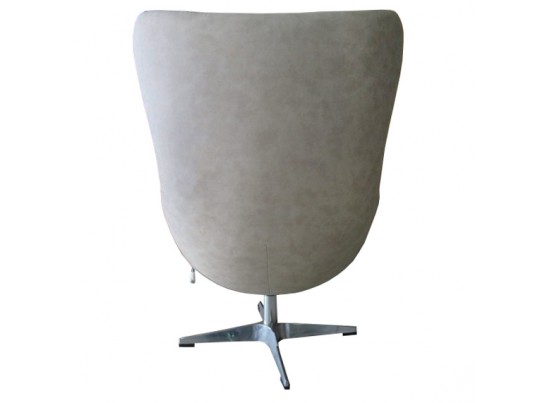 Кресло EGG CHAIR бежевый матовый с эффектом состаренная кожа в Кургане