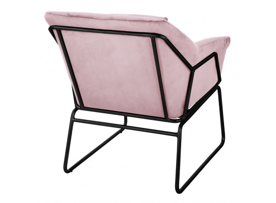 Комплект кресло ALEX и оттоманка ALEX пудровый в Кургане