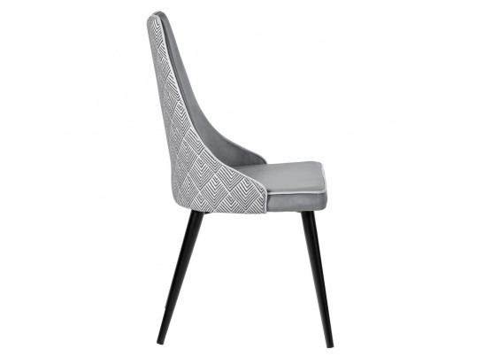 Стул Dave серый с жаккардом в Кургане