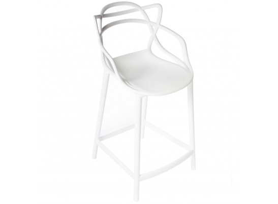 Комплект из 2-х стульев полубарных Masters белый в Кургане