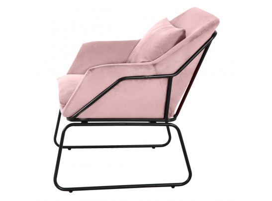 Комплект кресло ALEX и оттоманка ALEX пудровый в Кургане