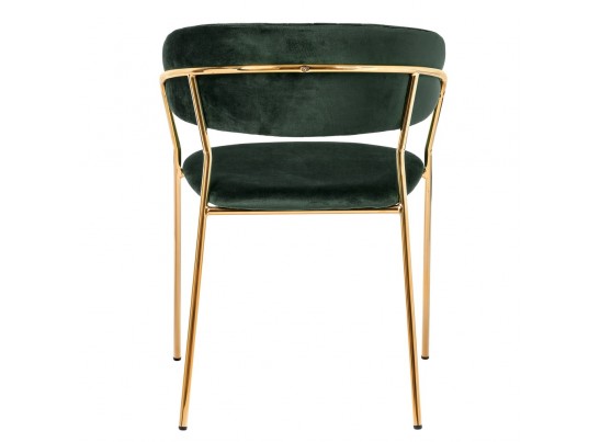 Стул Turin зеленый с золотыми ножками в Кургане