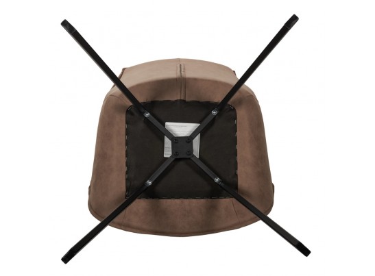 Стул Soft коричневый, искусственная замша в Кургане