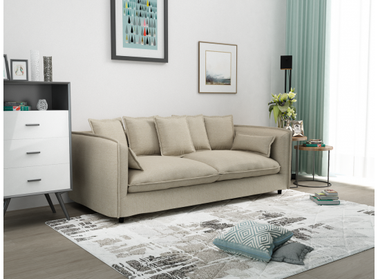 Диван Adam трехместный бежевый в Кургане