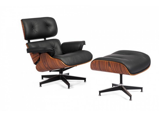 Кресло EAMES LOUNGE CHAIR чёрный в Кургане