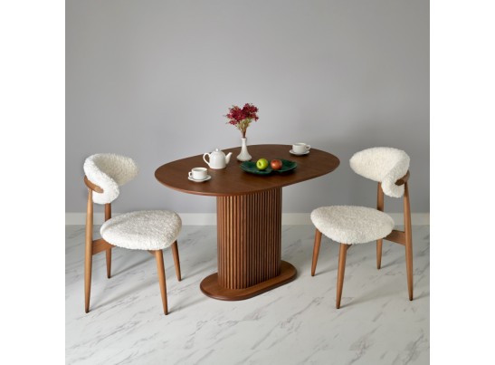 Стол Allure 120х80х75 см, шпон дуба, цвет орех в Кургане