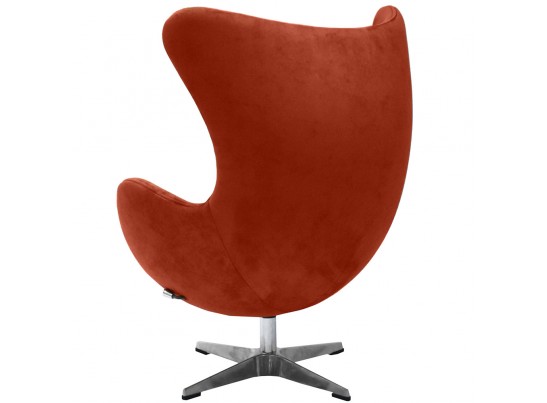 Кресло EGG CHAIR терракотовый, искусственная замша в Кургане
