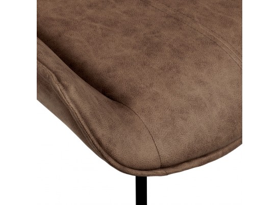 Стул Soft коричневый, искусственная замша в Кургане