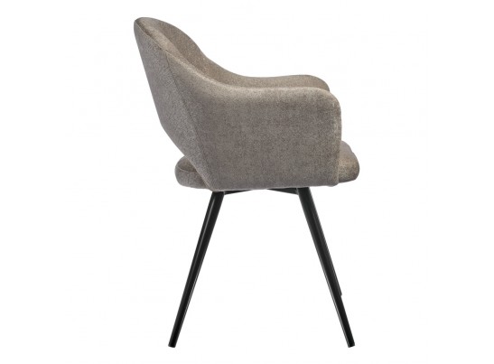 Стул Bruno латте шенилл с поворотным механизмом в Кургане