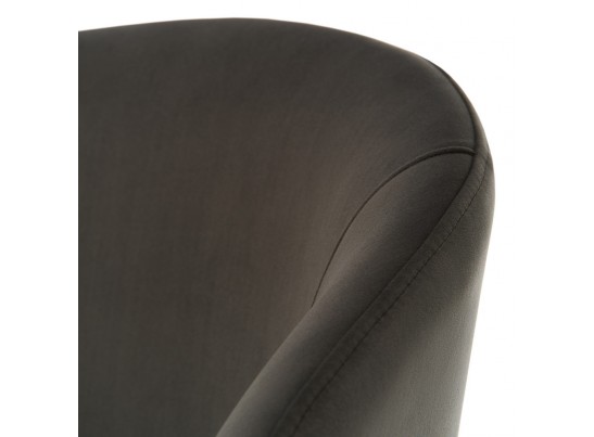 Стул-полукресло Emil графит с золотыми ножками в Кургане