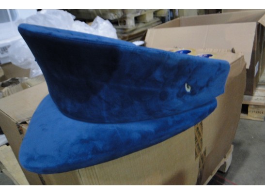 Стул Turin синий с золотыми ножками FR 0557Y в Кургане