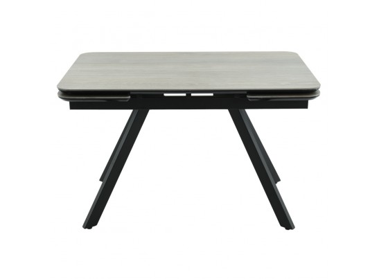Стол Arthur раскладной 120-184x80x75см, керамогранит Dukale Henna, чёрный в Кургане