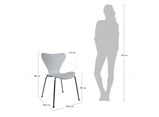 Стул Seven белый в Кургане