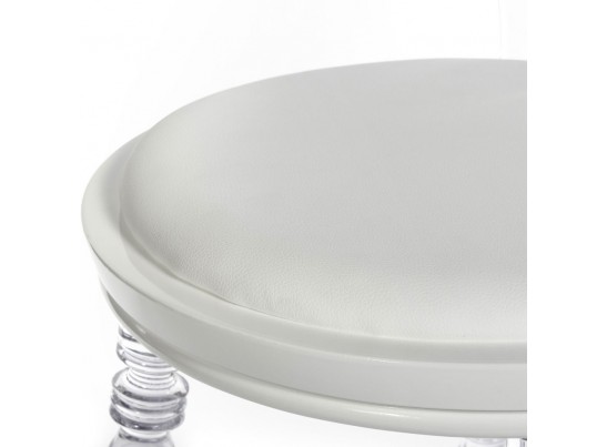 Стул Babel белый с прозрачными ножками в Кургане